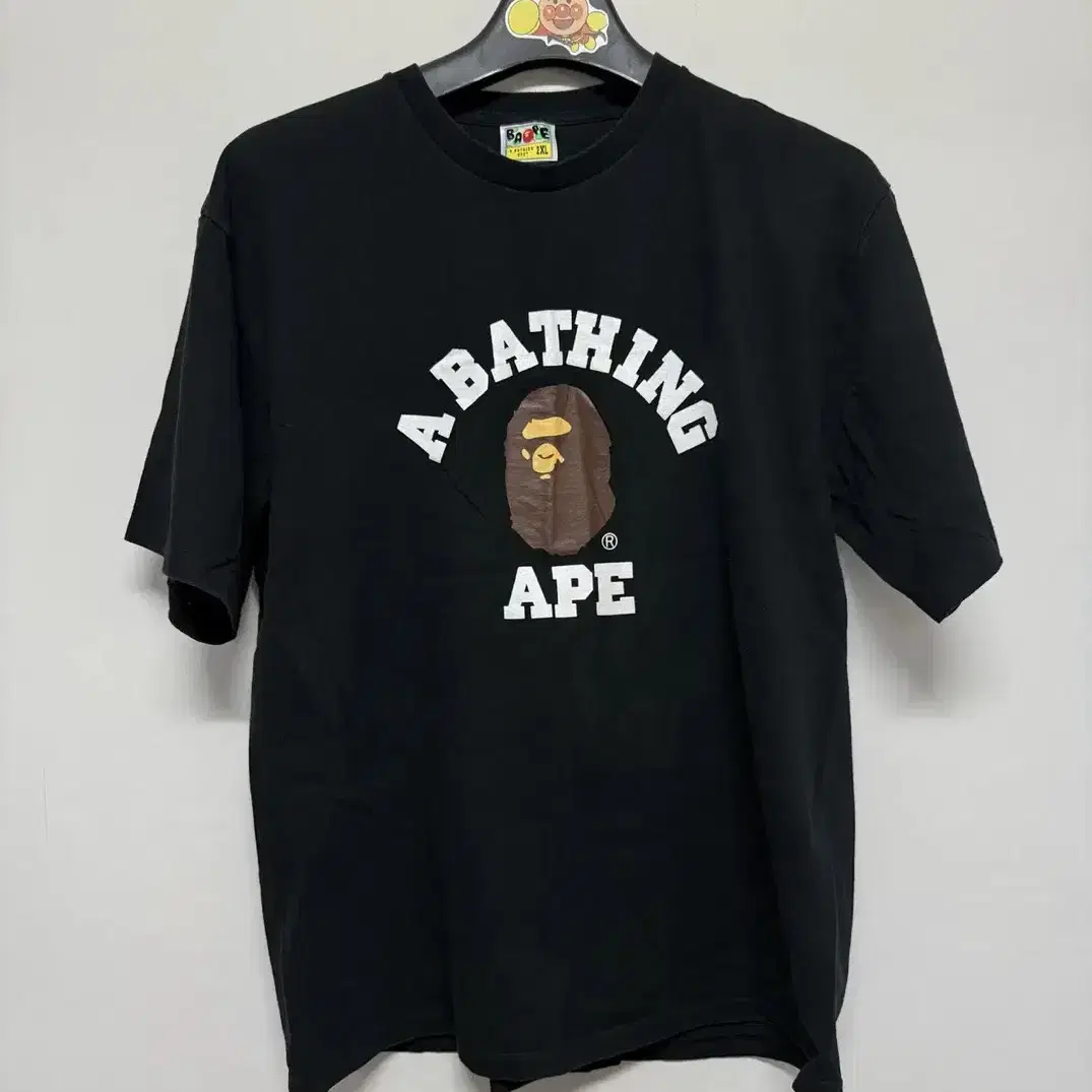 베이프 BAPE 기본 그래픽 티셔츠 판매 블랙 XXL 105 110