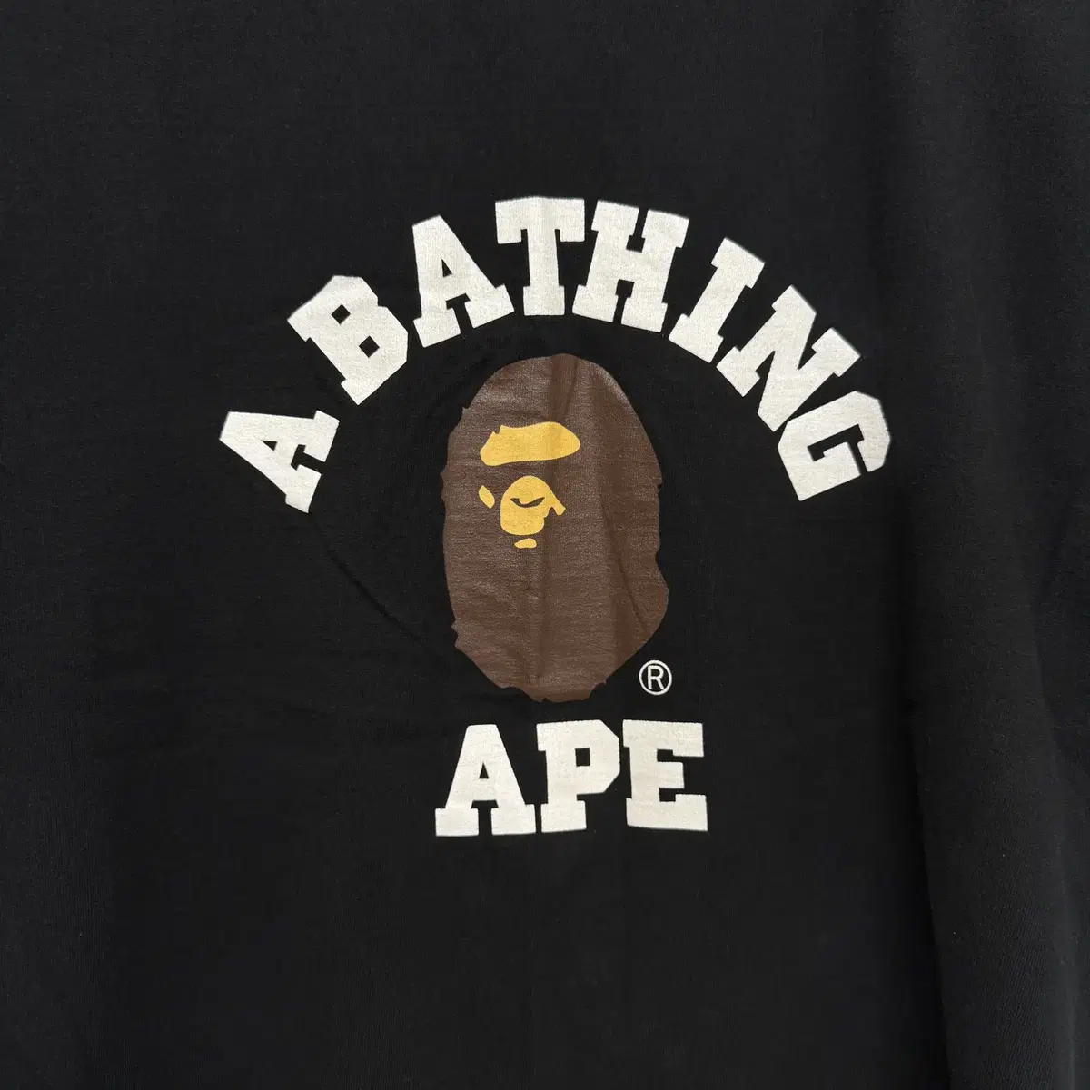 베이프 BAPE 기본 그래픽 티셔츠 판매 블랙 XXL 105 110