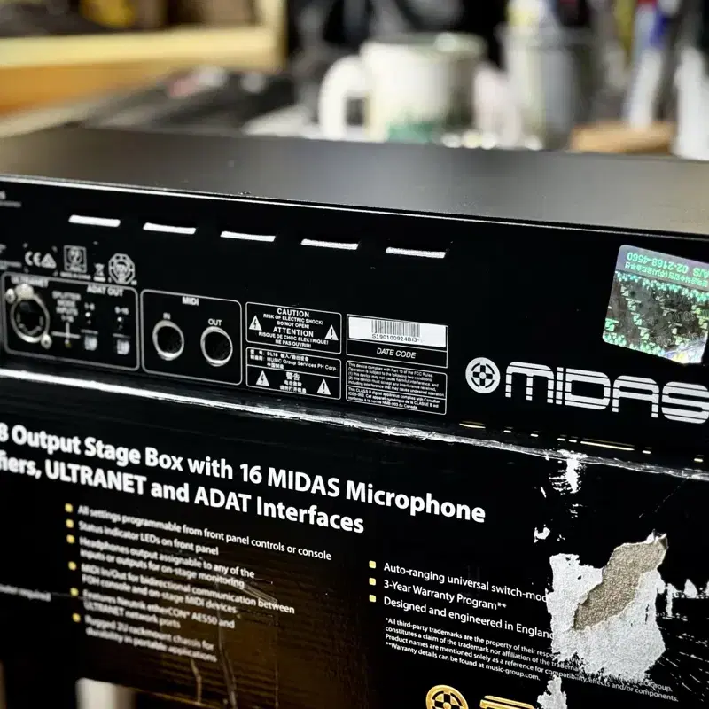 마이다스 midas DL16 스테이지박스