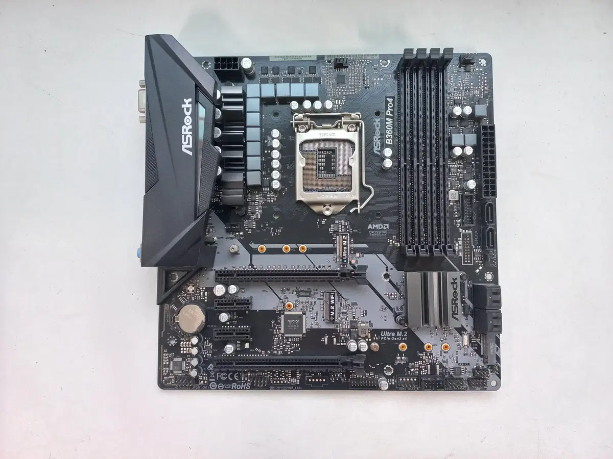 ASRock B360M-PRO4(1151V2소켓,8~9세대)M.2지원