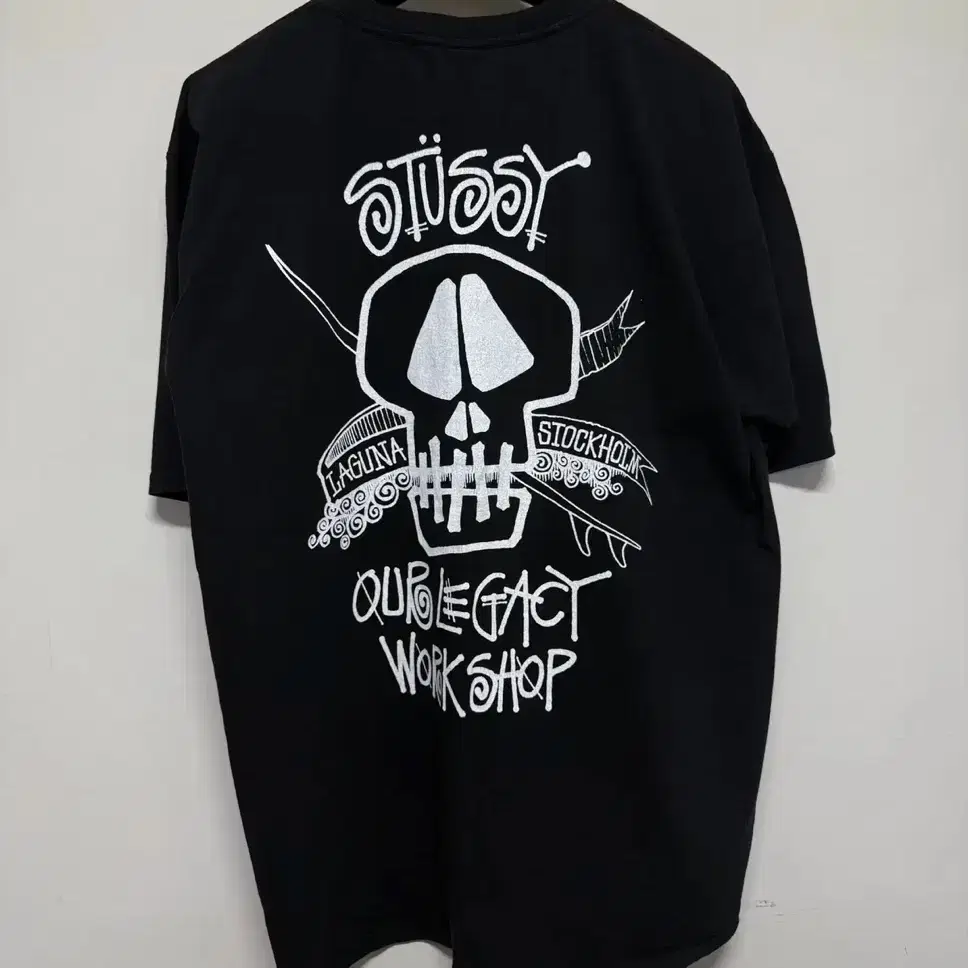 스투시 아워레가시 Stussy OurLegacy 티셔츠 판매 블랙 XL