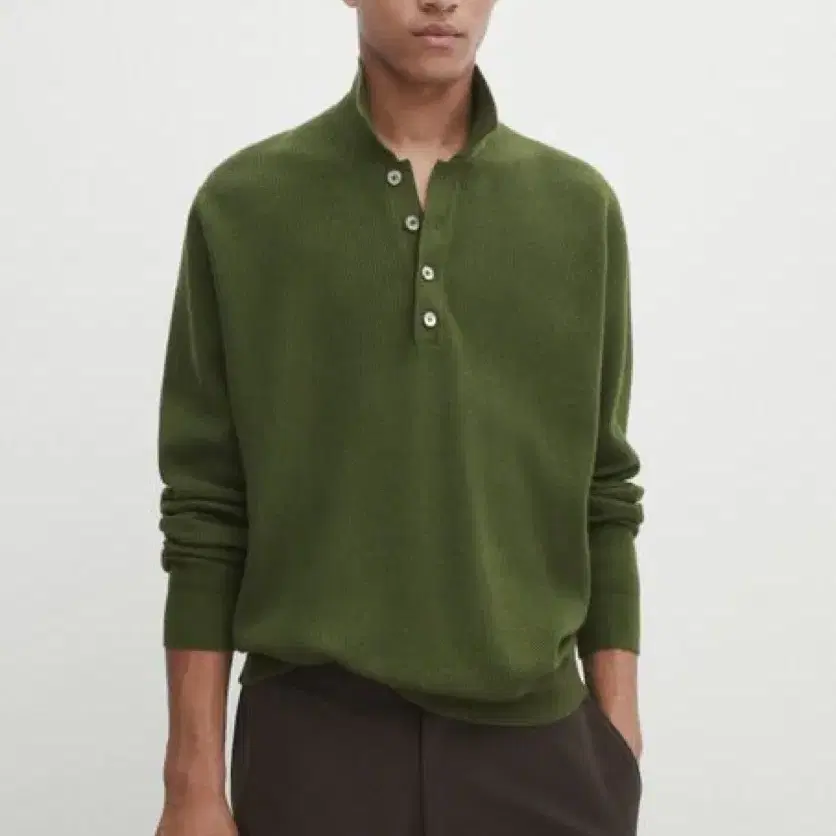 마시모두띠 Purl-knit polo sweater L 사이즈