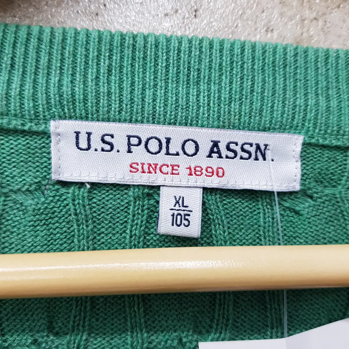 U.S. Polo Assn 폴로 아센 케이블 니트 XL