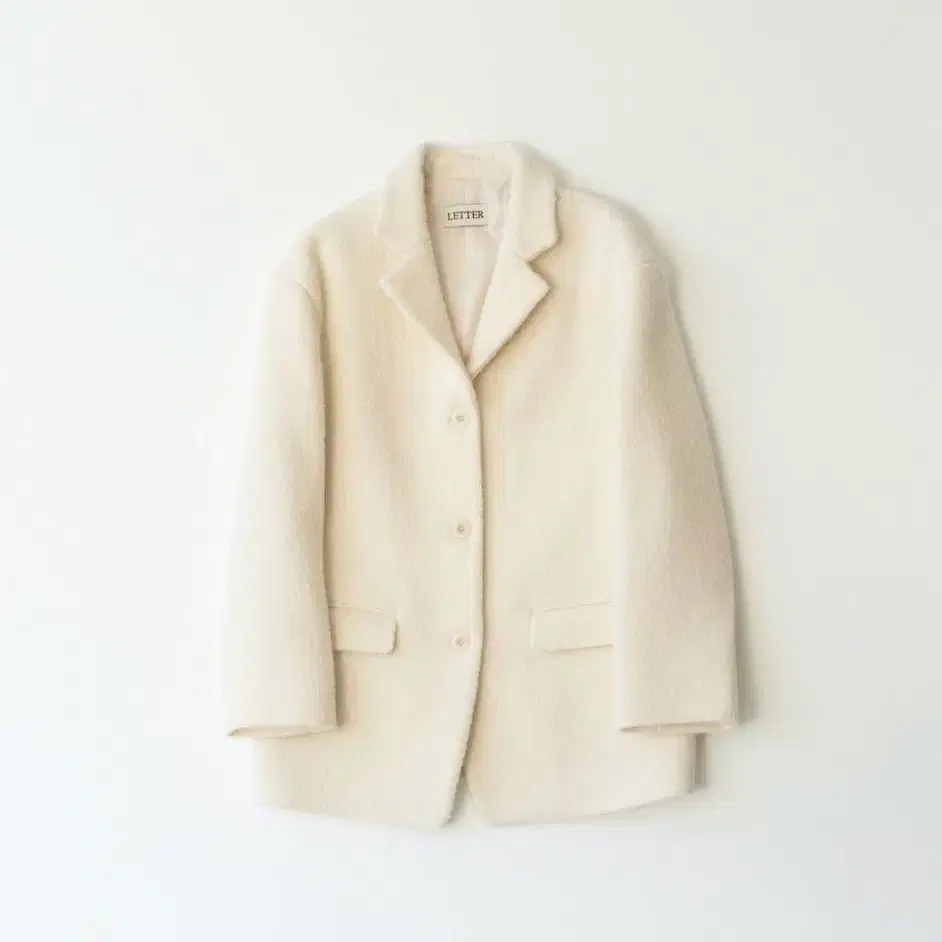 레터 Teddy boucle coat (ivory) 새상품