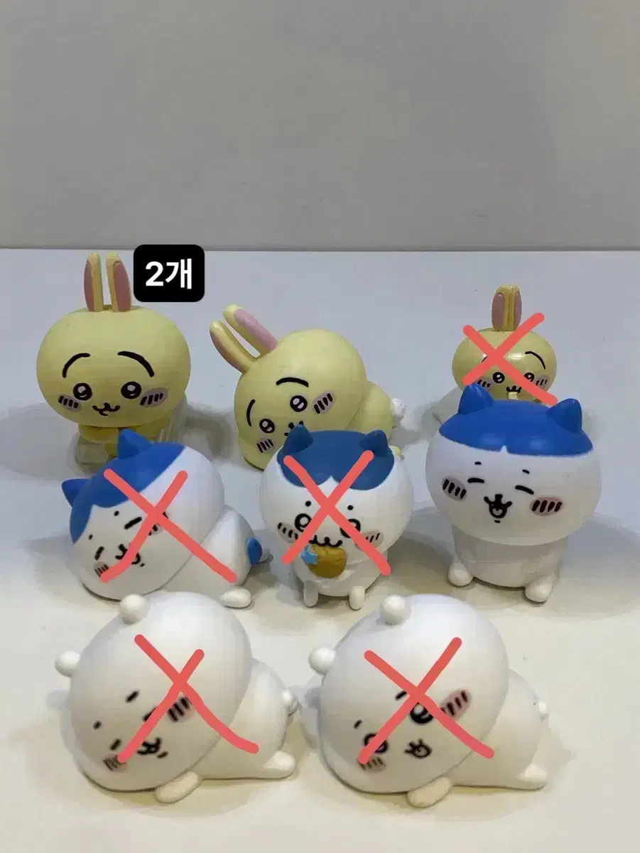 치이카와미니피규어하치와레우사기가챠베쓰밤판매양도일괄먼작귀