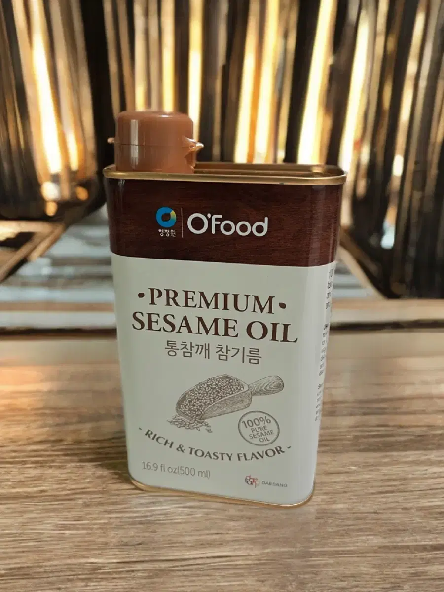 O'Food 프리미엄 참깨 참기름 500ml