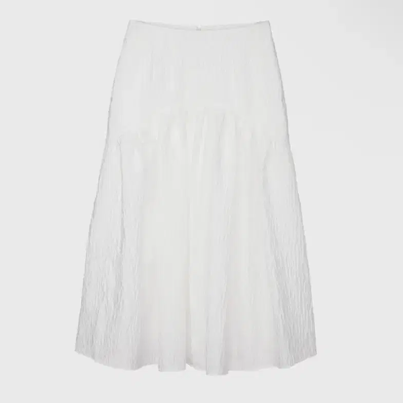 모노하 자카드 미디 스커트 jacquard midi skirt 화이트