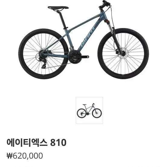 MTB 산악 자전거 자이언트 ATX 810