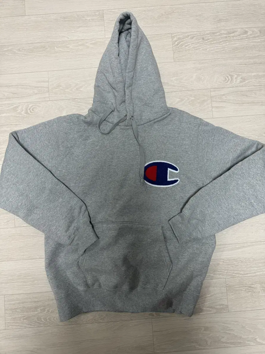 Champion Big Logo Hoodie L size