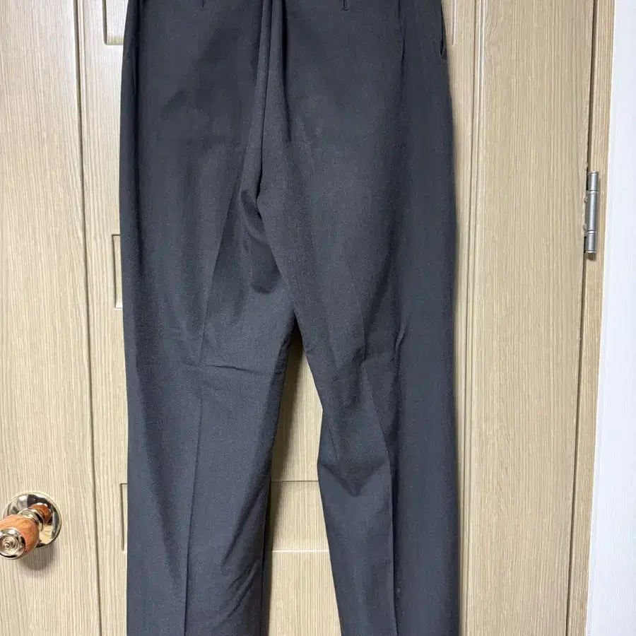 주앙옴므 2 PLEATS WIDE BAND TROUSER 차콜 [m]