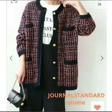 JOURNALSTANDARD relume 노컬러 트위드 재킷 완판템