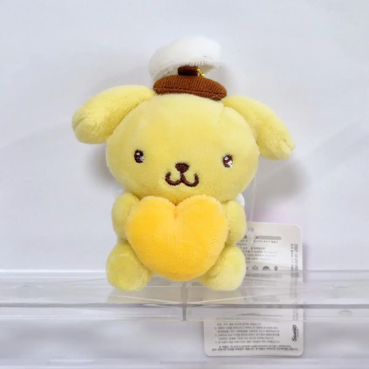 Sanrio Genuine Angel Pompompurin doll keyring Bag Hook Bag Charm Ball Chain Pompompurin Angel