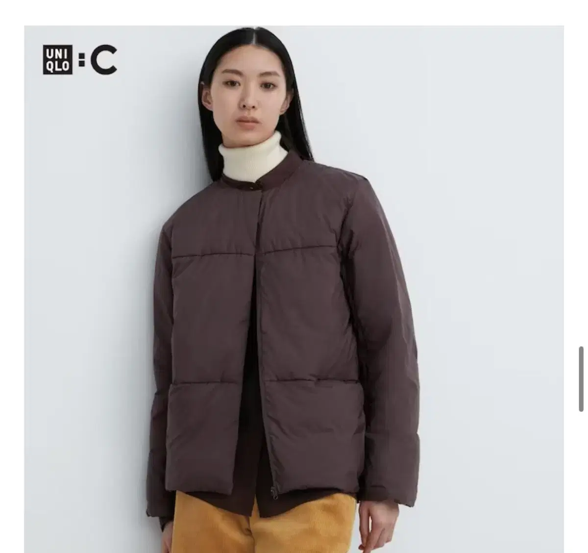 (UNIQLO/Out of Stock/99,900 KRW) Lightweight Down Jacket Dark Brown M