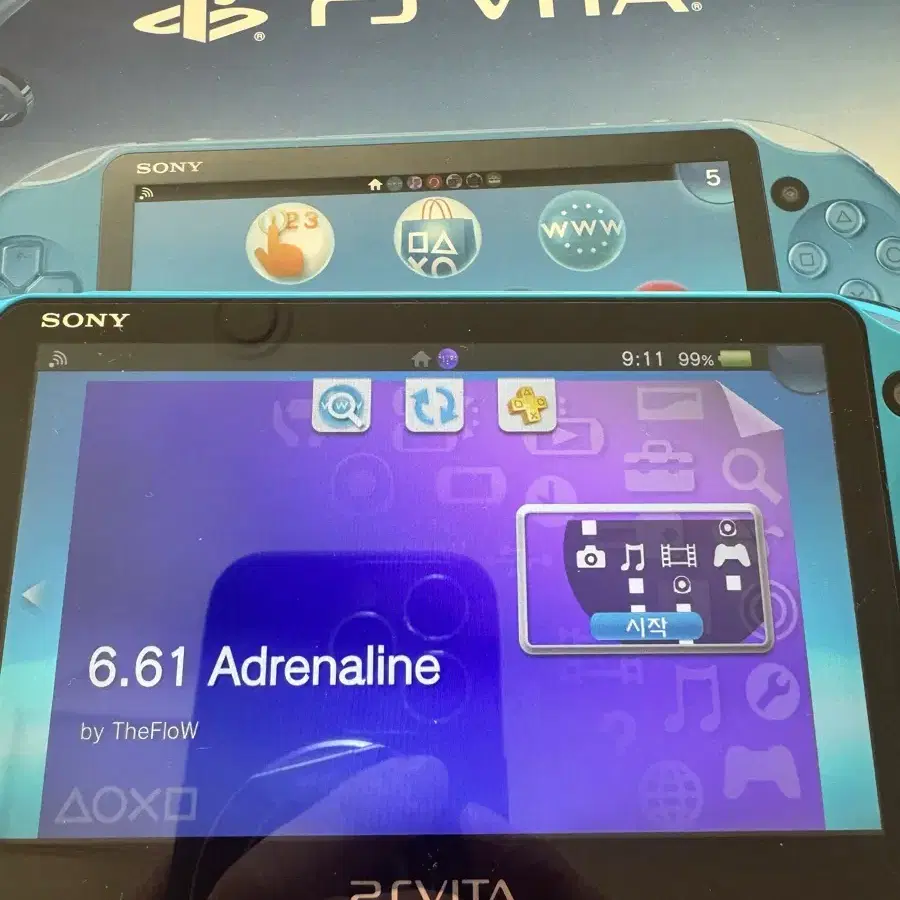 PS VITA2세대 아쿠아 블루512 판매