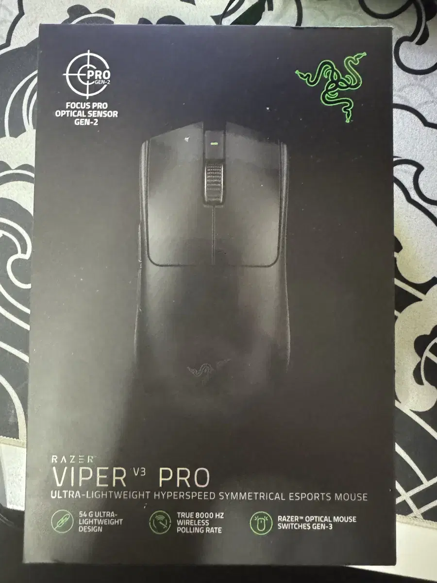 레이저 Viper V3 Pro 바브삼 마우스 팔아요