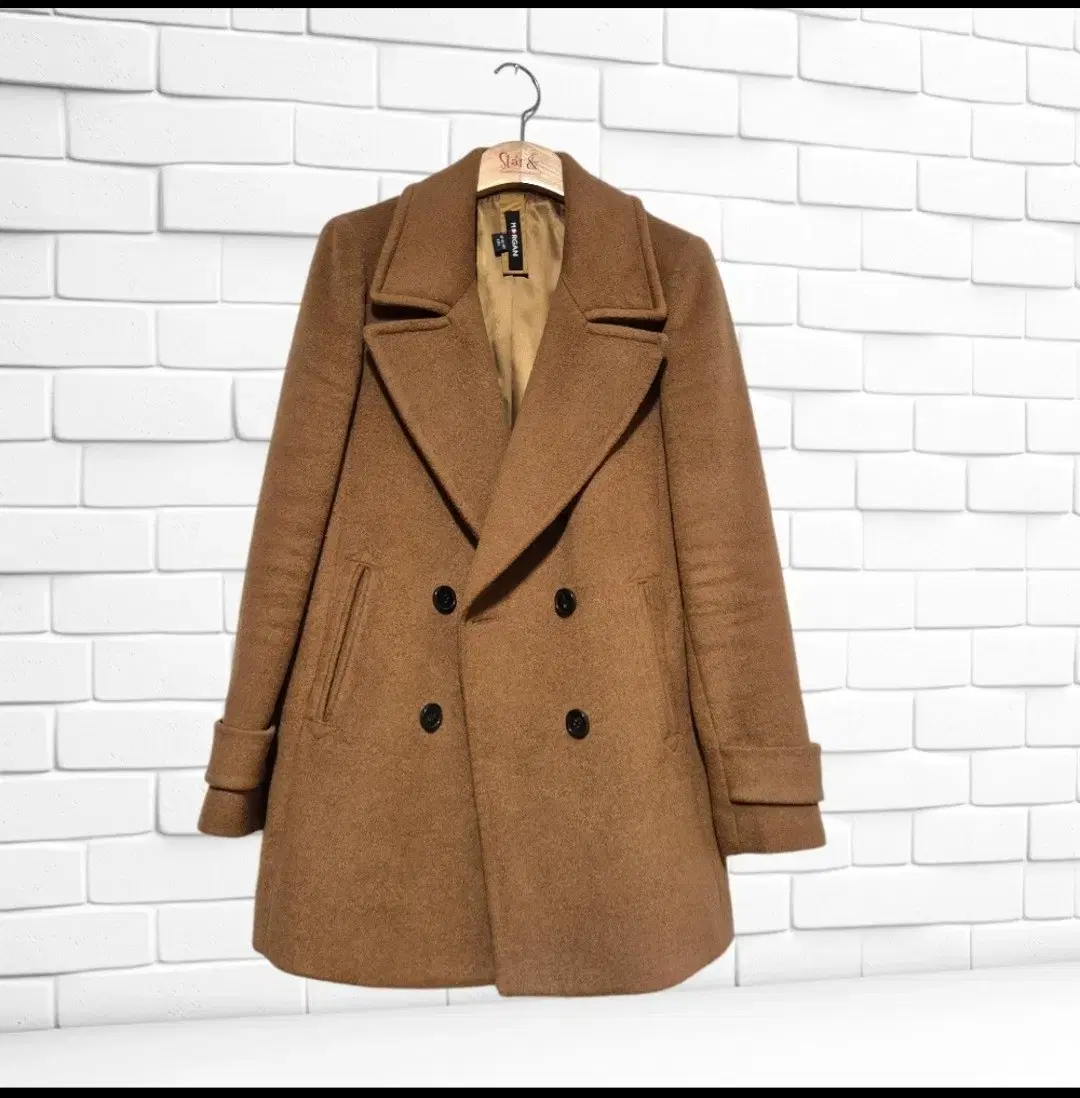 MOGRAN Sophisticated wool blend double coat