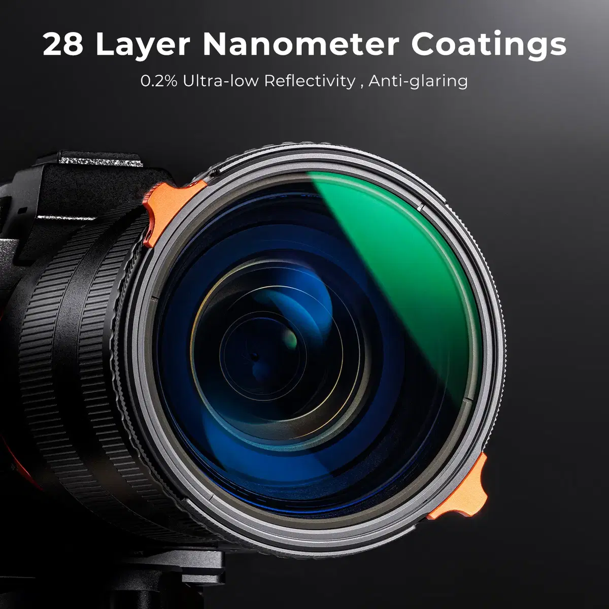 K&F 72mm NANO-X 가변 ND4-64+CPL 2in1필터 캡포함