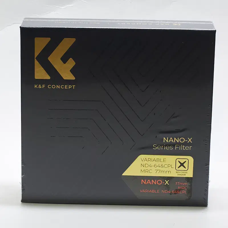 K&F 77mm NANO-X 가변 ND4-64+CPL 2in1필터 캡포함