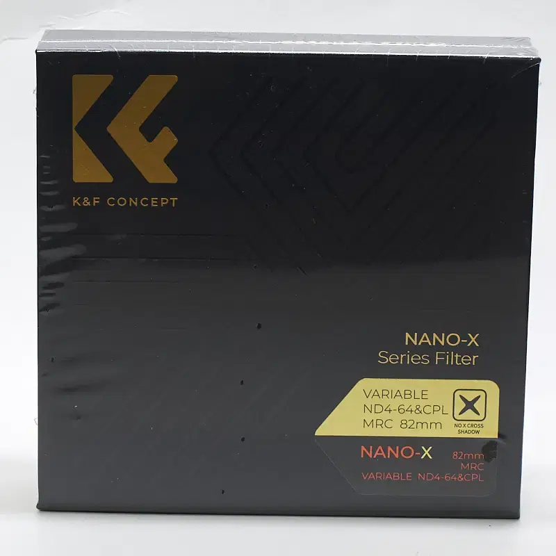 K&F 82mm NANO-X 가변 ND4-64+CPL 2in1필터 캡포함