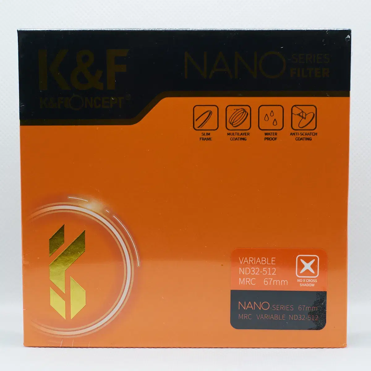 K&F 67mm NANO-X 가변 ND32-512 필터 캡포함 / 새상품