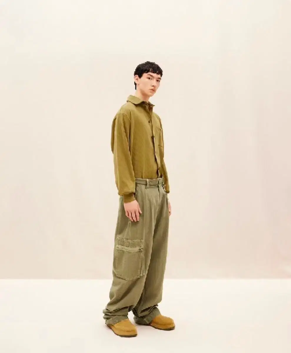 [32]자크뮈스 bicou 핀턱 와이드 카고 팬츠 jacquemus