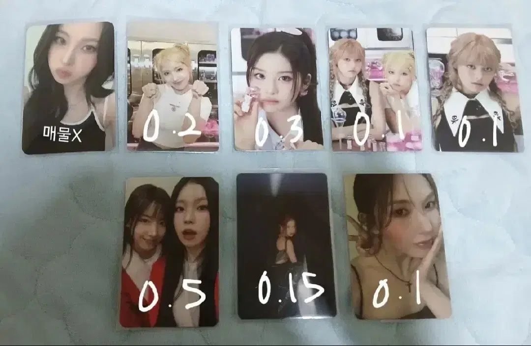 NMIXX photocard wts lily haewonsullyoonbae lee jiwoo kyujin mi unreleased photocard