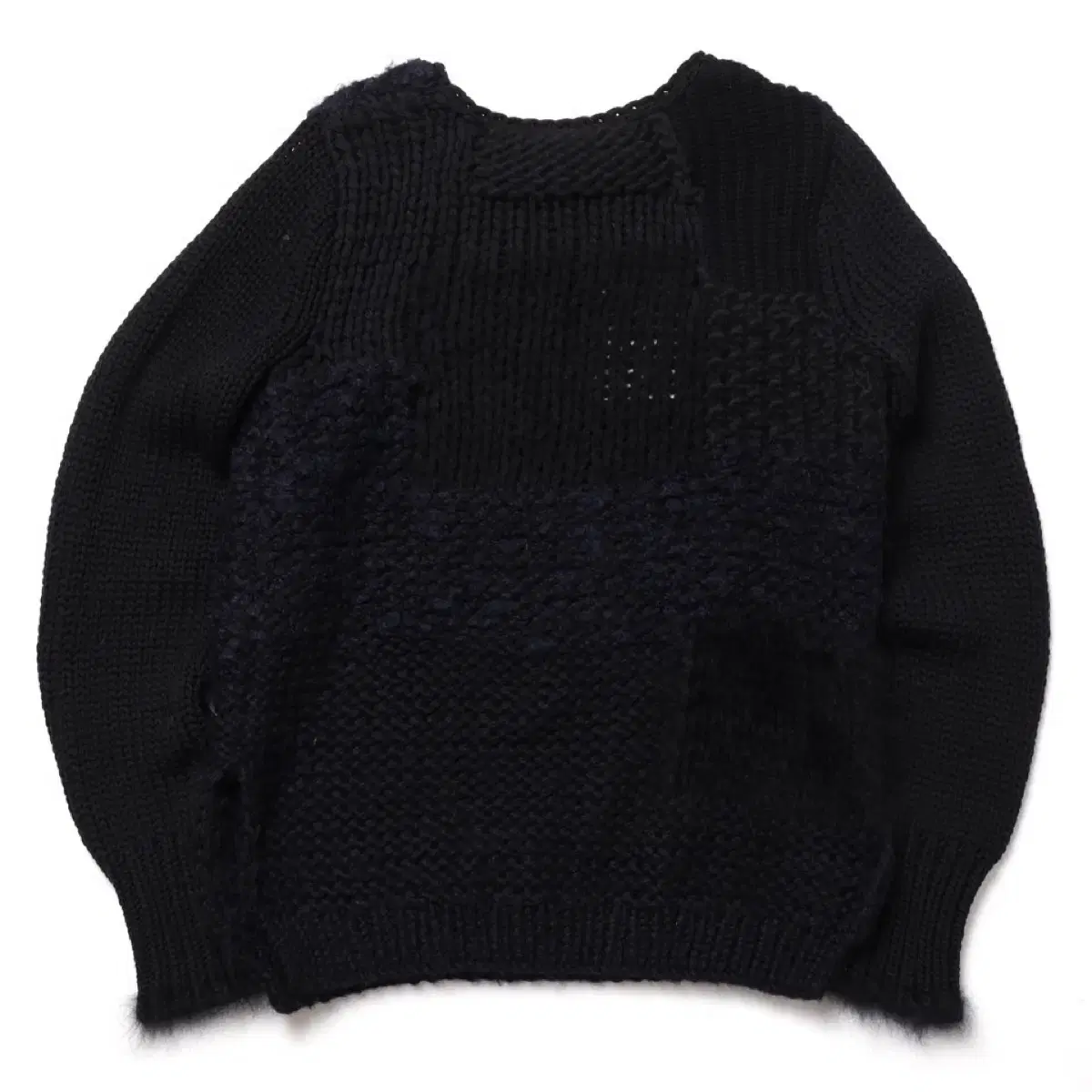 헬무트랭 Patchwork Knit