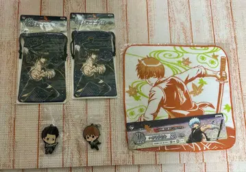 은혼 신센구미 굿즈 제일복권 히카타 오키타 콘도 키링 타월