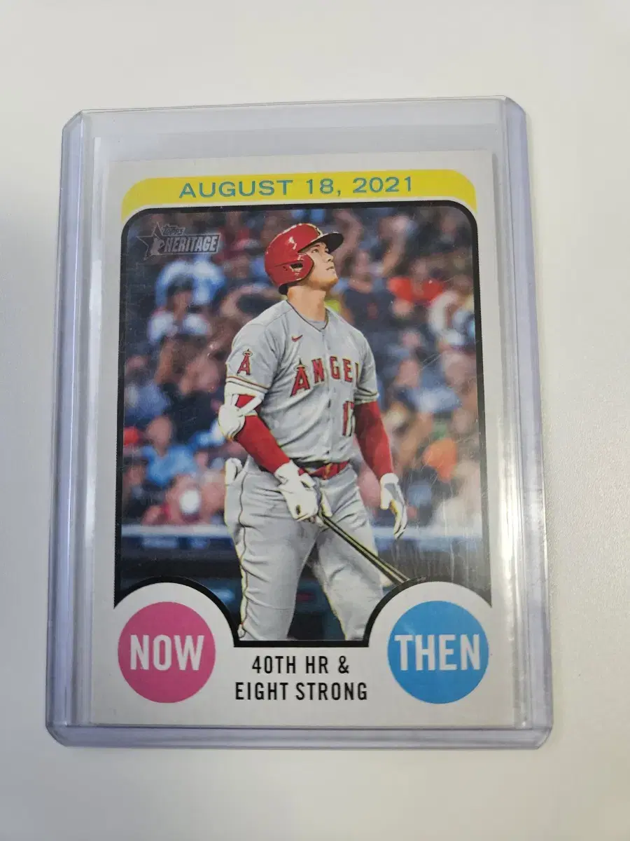 오타니 2022 Topps Heritage Now&Then