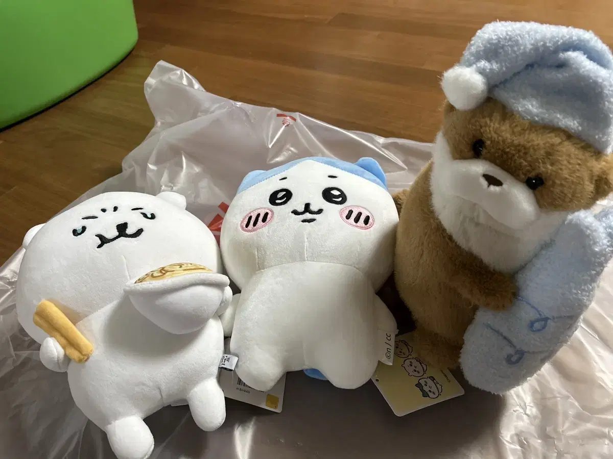 봉제인형 수달 농담곰 하치와레