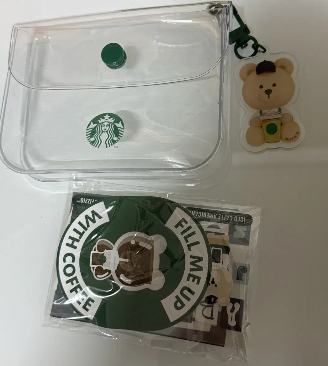 Starbucks ballpoint pen set + my own pouch