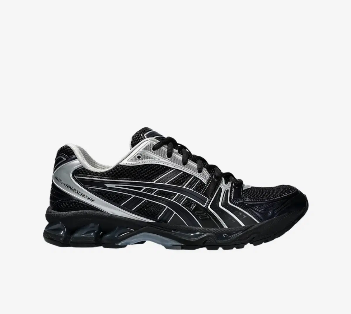 275) ASICS Under Armour Gel Kayano 14 Black Pure Silver