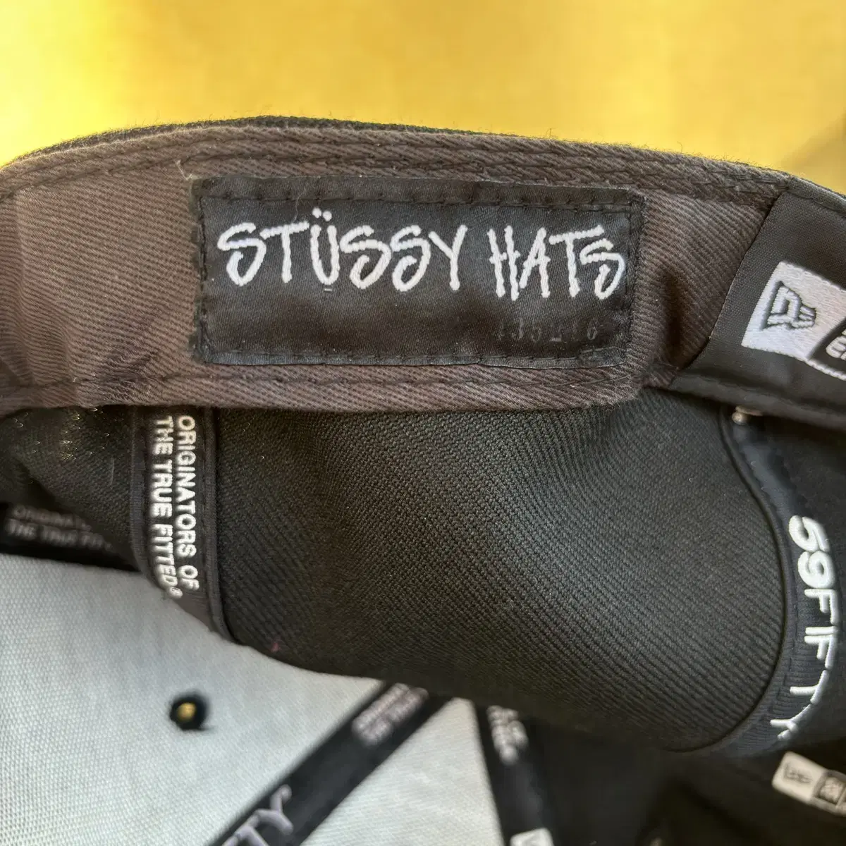 Stussy X New Era 스투시 뉴에라 블랙 스냅백