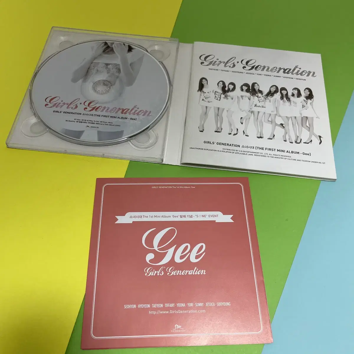 [중고음반/CD] 소녀시대 1st 미니앨범 'Gee' 디지팩