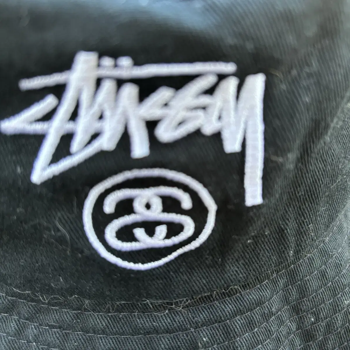 Stussy 스투시 블랙 버킷햇