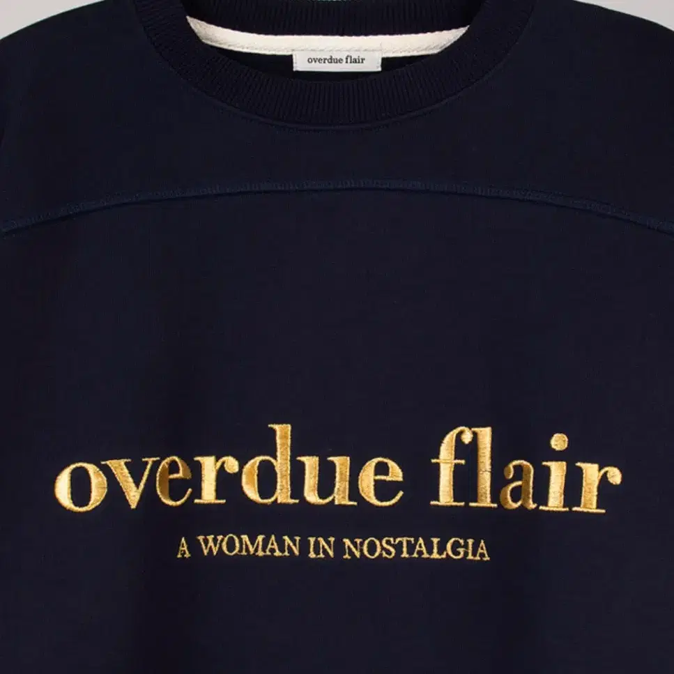 오버듀플레어 NEEDLE OVERSIZE SWEATSHIRT_NAVY