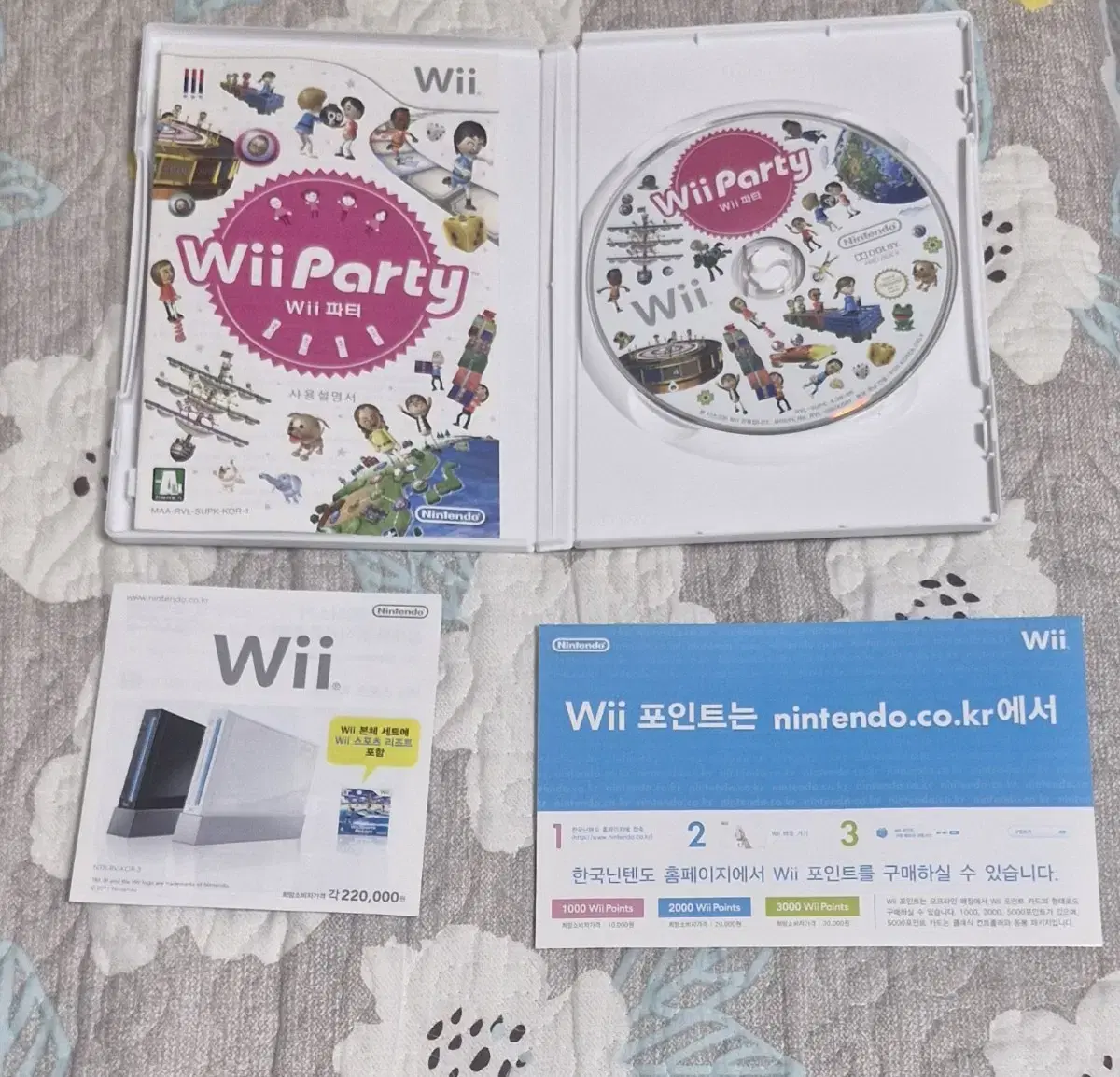 닌텐도 Wii 파티 게임 CD 판매합니다!