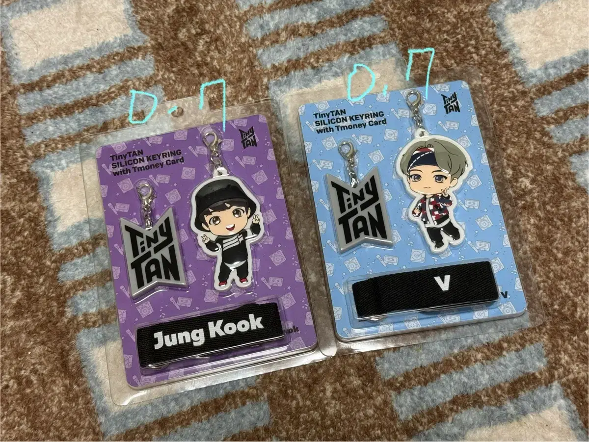 BTS TINY TINY T-money keyring Transportation card BTS