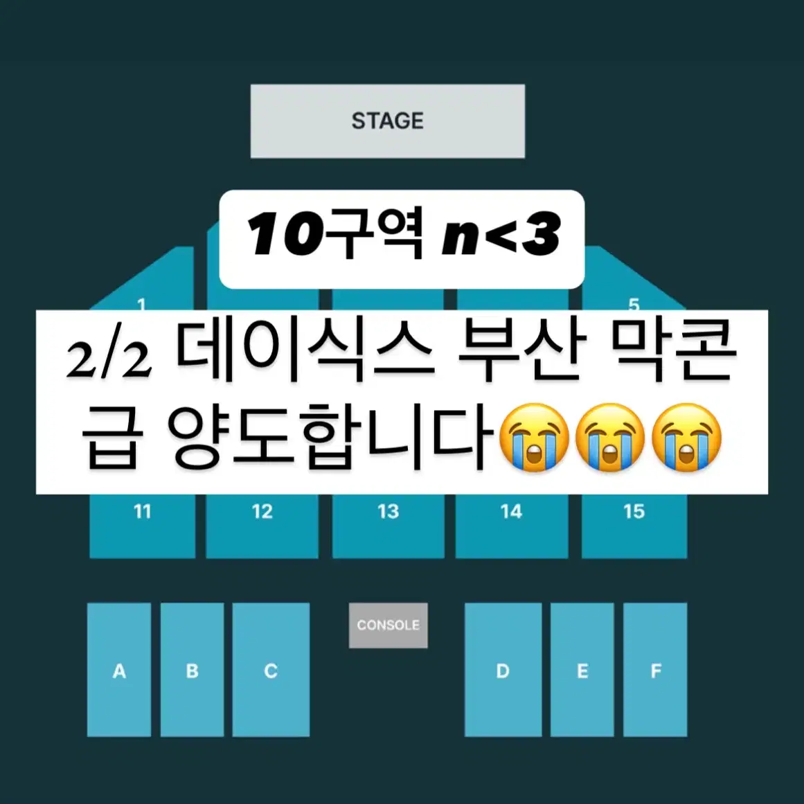 2/2 데이식스 부산 막콘 양도