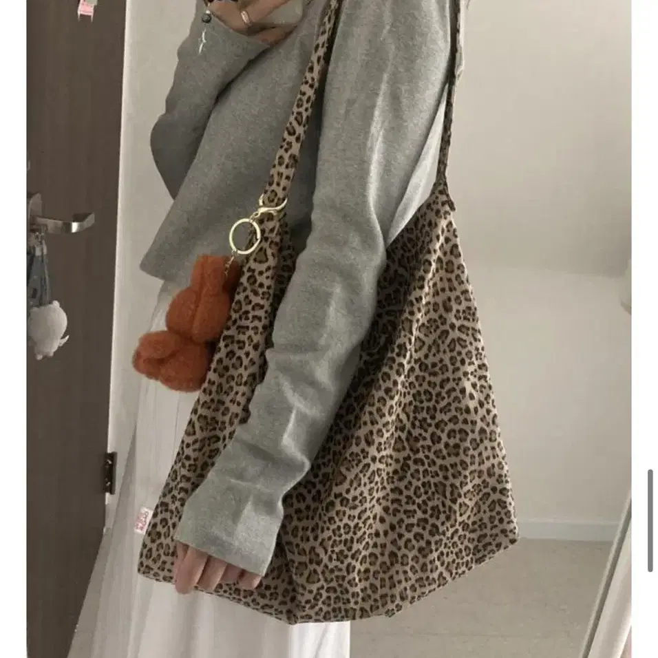 린콤마 레오파드 에코백 leopard eco bag