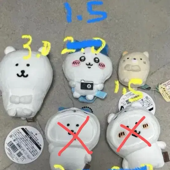 치이카와,농담곰,산엑스 인형 판매해요