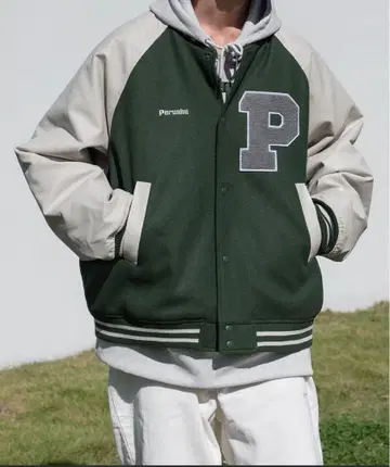 Perushu ( 페르슈) 사가라 와펜 오버사이즈 스타장 L