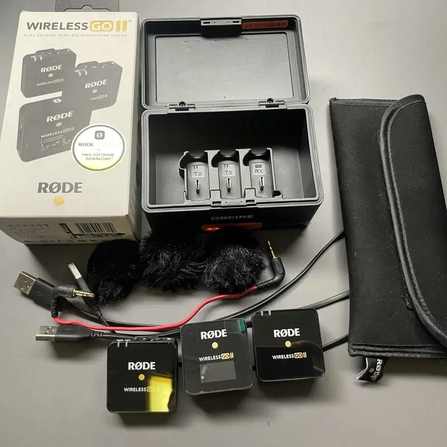 로데 와이어리스 고 2 Rode wireless go 2 + 충전 케이스