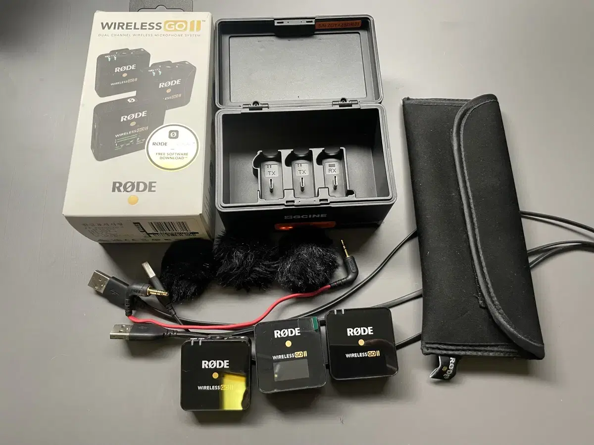 로데 와이어리스 고 2 Rode wireless go 2 + 충전 케이스