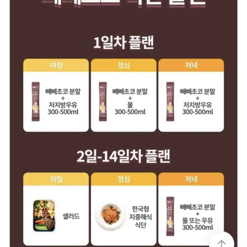 초콜릿 빼빼주스 다이어트 체지방 컷 2박스