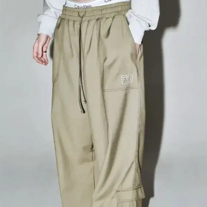 Contrast Stitch Carpenter Pants 스컬프터