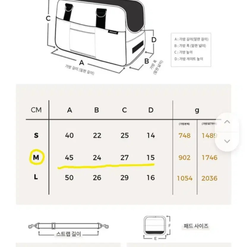 쏘오옥백 강아지 이동가방