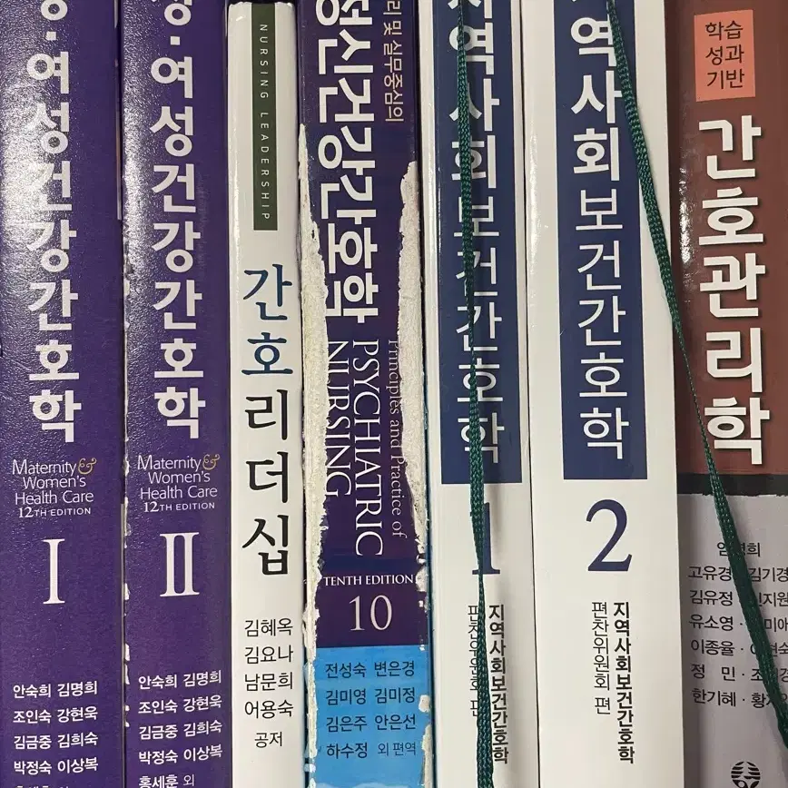 간호학과 전공책