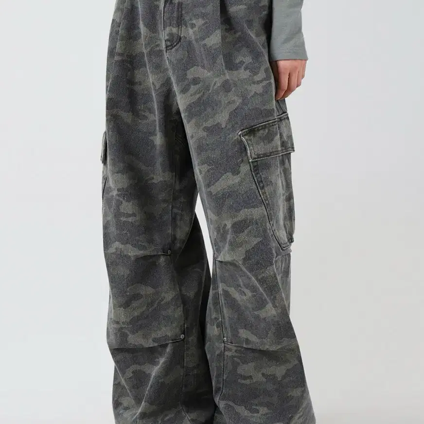 어반드레스 side big cargo pants camo 카모카고바지