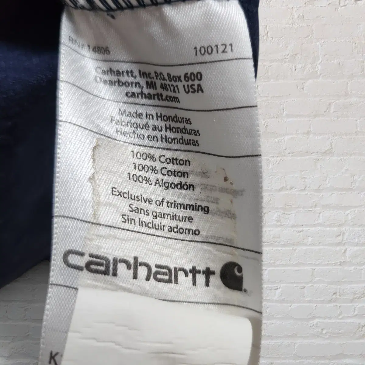 칼하트 carhartt MEN'S 롱슬리브 긴팔 티셔츠 사이즈L~XL